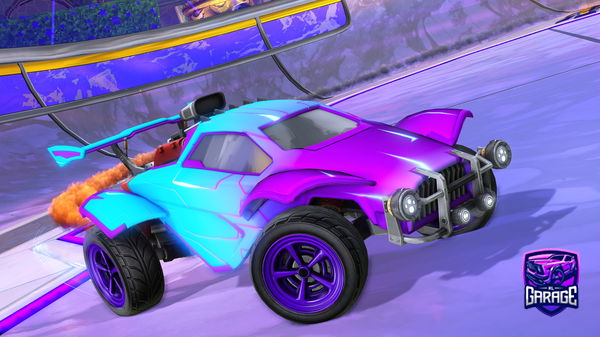 A Rocket League car design from SEBBYBOI99