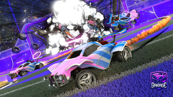 A Rocket League car design from WS_ITB999