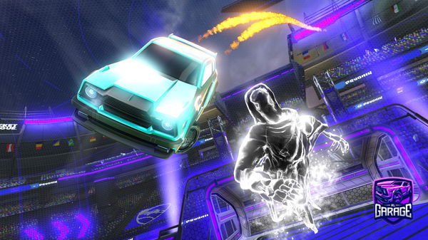 A Rocket League car design from Zenkaii