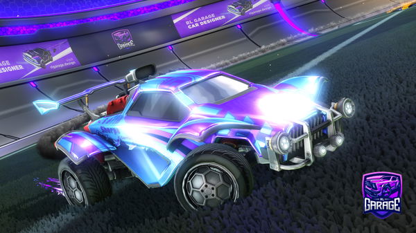 A Rocket League car design from senseiajay