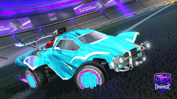 A Rocket League car design from Tekzero