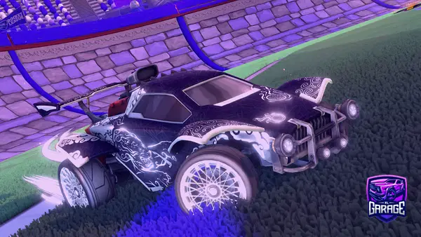 A Rocket League car design from lwhb
