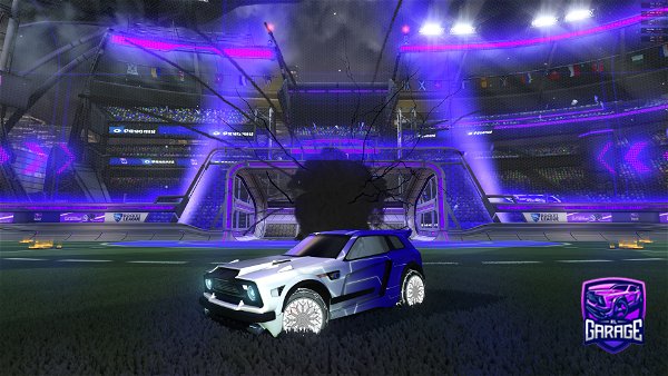 A Rocket League car design from Cyberspacerl