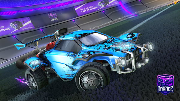 A Rocket League car design from xenrll