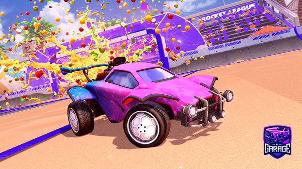 A Rocket League car design from Mangonius