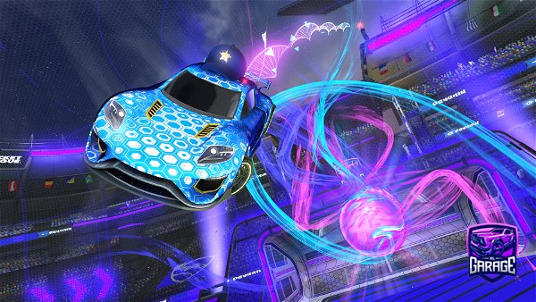 A Rocket League car design from Soniconetails