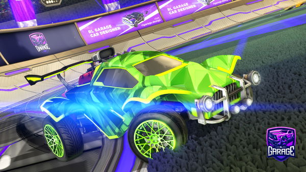 A Rocket League car design from Nitrox17