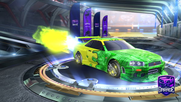 A Rocket League car design from elpitaya