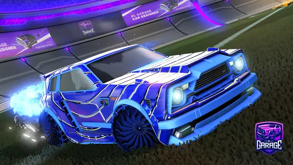 A Rocket League car design from Hybrid-RL