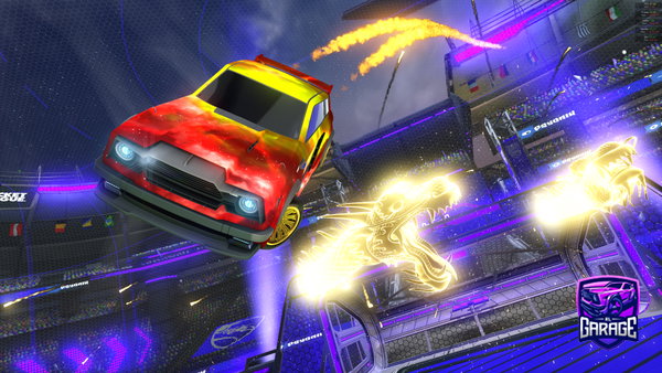 A Rocket League car design from MrDuck7658
