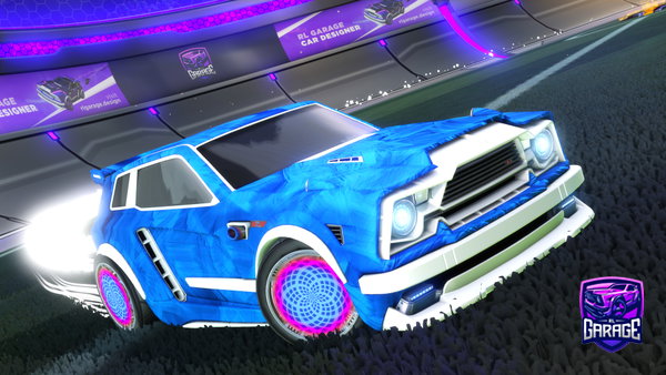 A Rocket League car design from ZuukaBlue