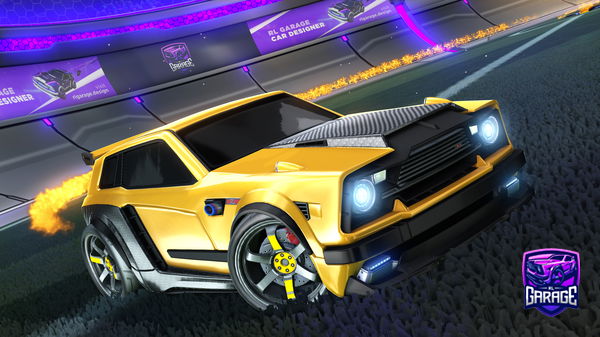 A Rocket League car design from MykeFr
