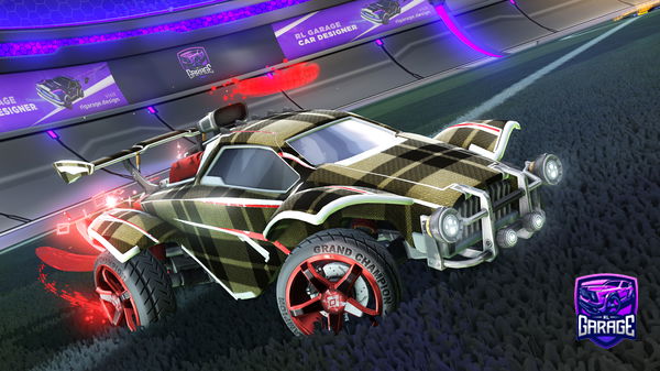 A Rocket League car design from iQuzii