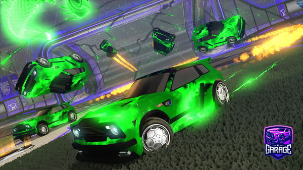 A Rocket League car design from Guizzinmax