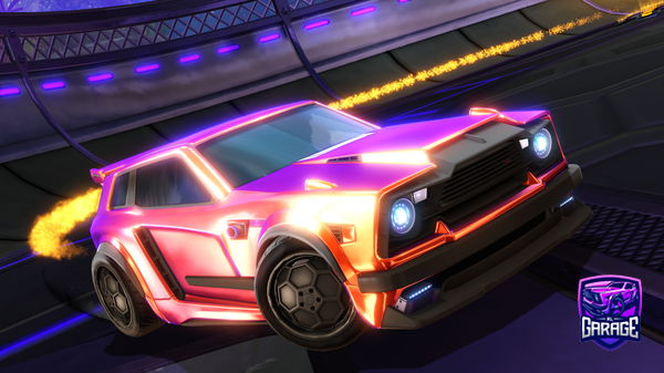 A Rocket League car design from BrowBruder