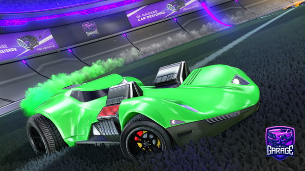 A Rocket League car design from Retraktable