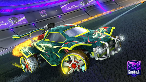 A Rocket League car design from Stockholm