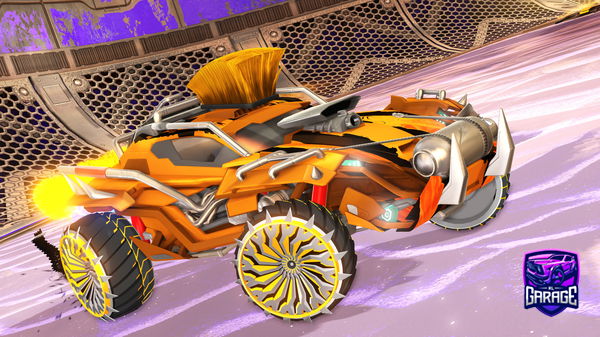 A Rocket League car design from recicat