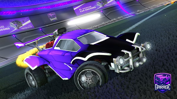 A Rocket League car design from mint_n0zh_