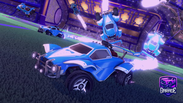 A Rocket League car design from tickisme