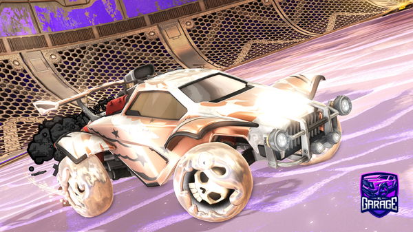 A Rocket League car design from -Goose-