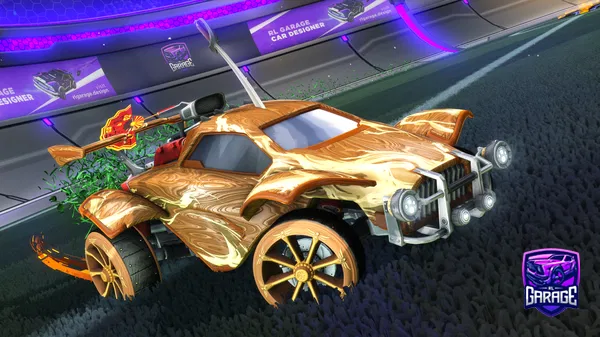 A Rocket League car design from DotFranci