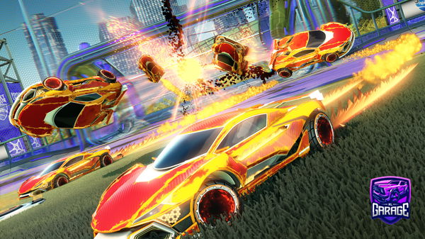 A Rocket League car design from Chugarson