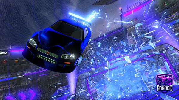 A Rocket League car design from Xacvy