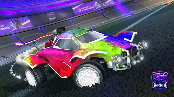 A Rocket League car design from JBLilPaper