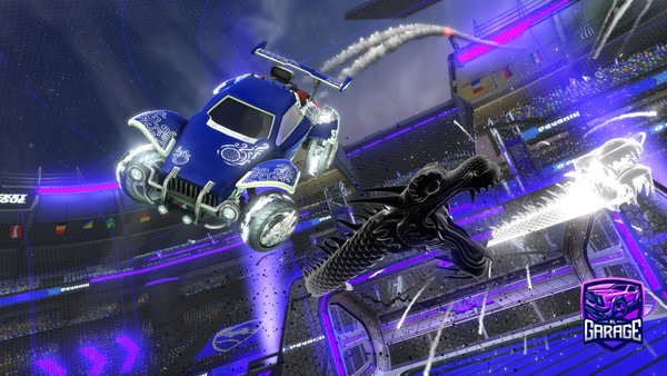 A Rocket League car design from Icemanflood