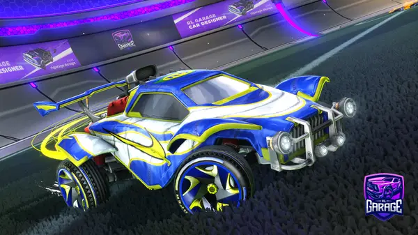 A Rocket League car design from Matima3305