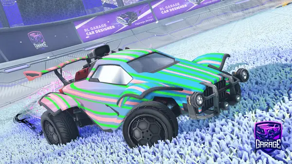 A Rocket League car design from hqrnu