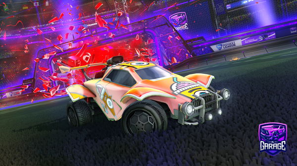 A Rocket League car design from Mxrtijn