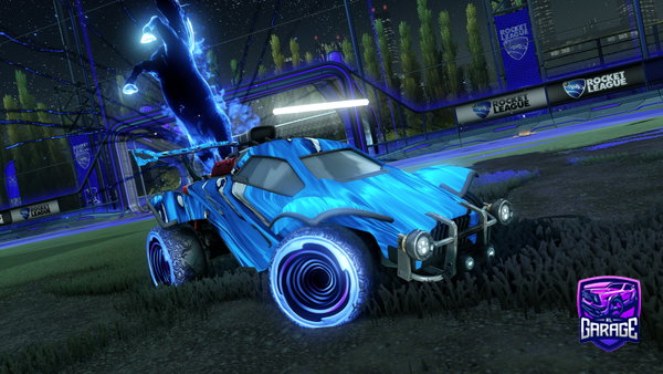 A Rocket League car design from retro_0I