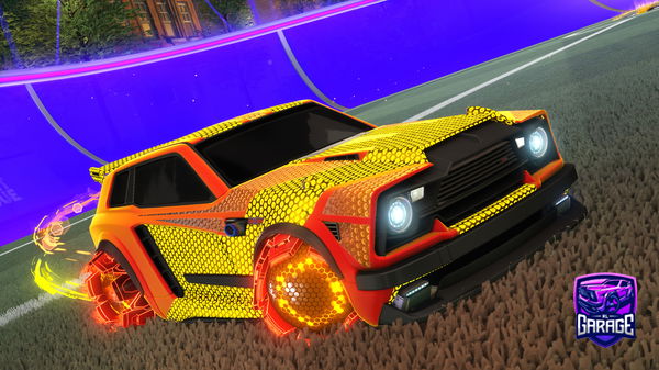 A Rocket League car design from NVGGET