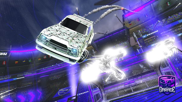 A Rocket League car design from Vikix