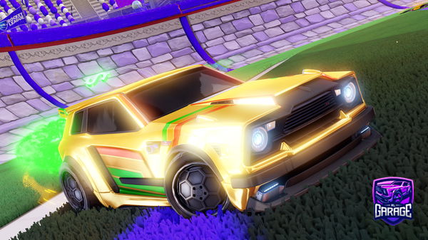 A Rocket League car design from Goldemblack