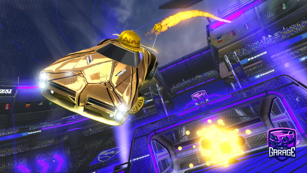 A Rocket League car design from TTVFANTA