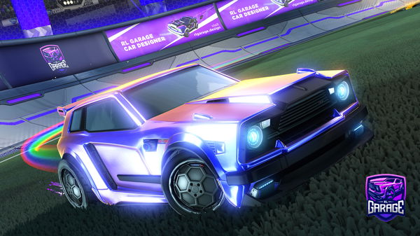 A Rocket League car design from Dxrkrl1