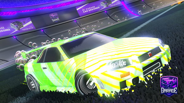 A Rocket League car design from vaqox