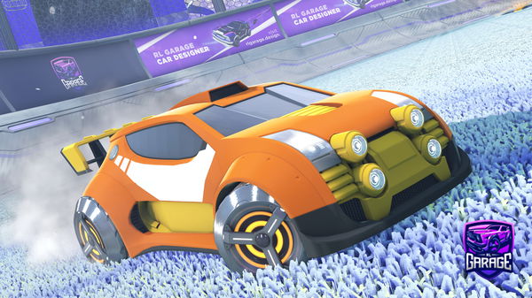 A Rocket League car design from Doc_Loco9