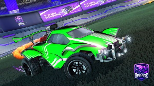 A Rocket League car design from burntBacon