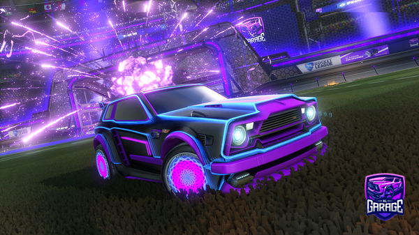 A Rocket League car design from Slimyteacakes