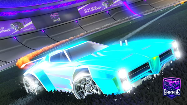 A Rocket League car design from USERNAMEALRDYINUSE