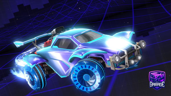 A Rocket League car design from Hie0318