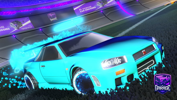 A Rocket League car design from Lolhub