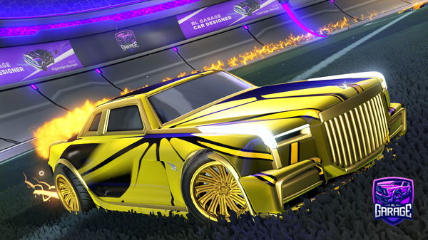 A Rocket League car design from amjxm10