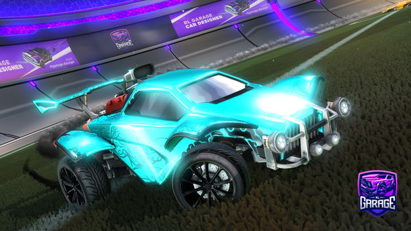 A Rocket League car design from Fennec__18