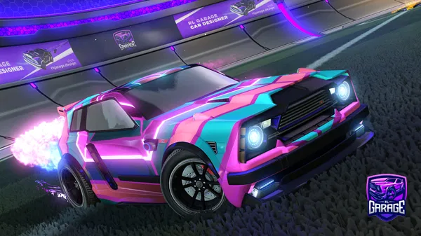 A Rocket League car design from Grandejuevos