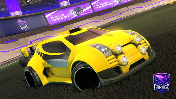 A Rocket League car design from grofak